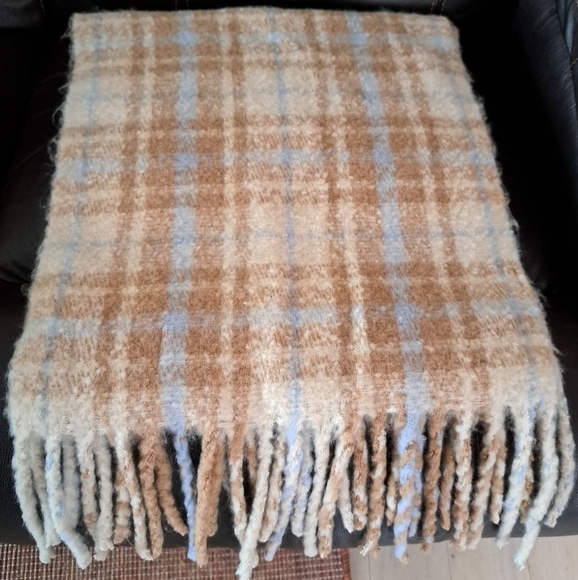 Karly Brushed Plaid Scarf - Picture 3 of 9